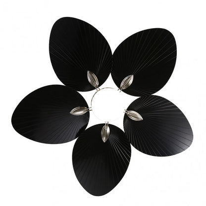 Ventilador  Dc Chaw 24w 2950lm Niquel/negro 5asp.6vel.132d  C/remoto, Memoria Y Temp.3000-4000-6000k