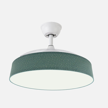 Ventilador Boga 72w Blanco/verde 108d 3asp 7200lm 3000-4000-6000k Remoto+memo+tempo