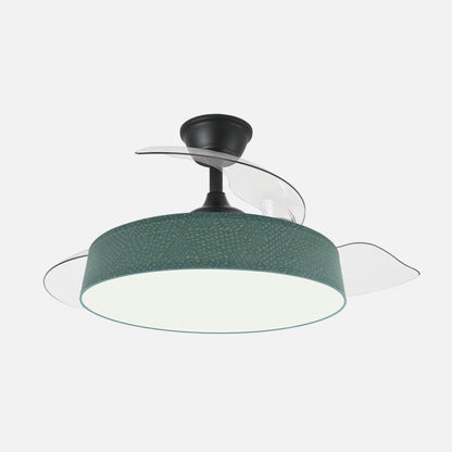 Ventilador Boga 72w Negro/verde 108d 3asp 7200lm 3000-4000-6000k Remoto+memo+tempo