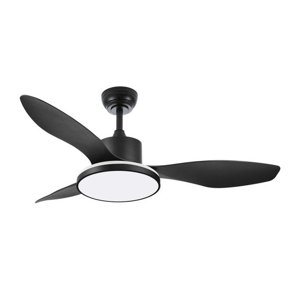 Ventilador Dc 48+7w Mandala Negro 3asp 120d 4080l 3000-4500-6500k+rgb Remo+r.int+memo+temp