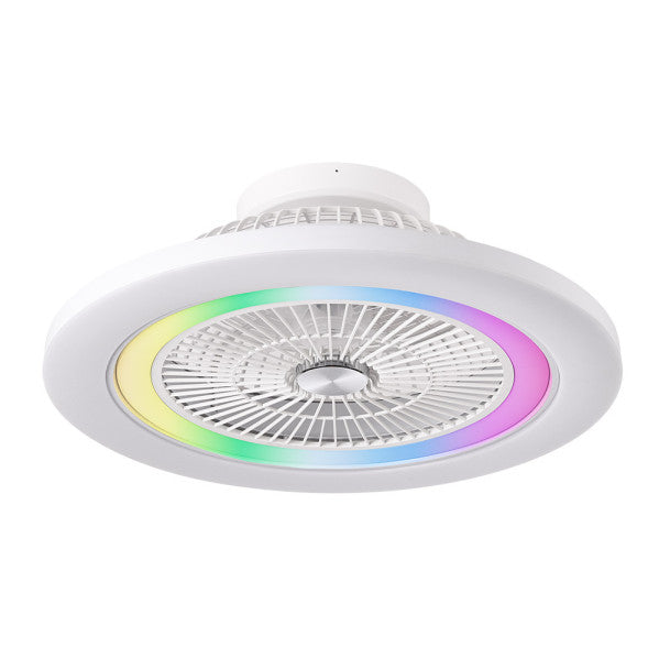 Ventilador Dc 50+7w Antartida Blanco 5as 58d 5400l 3000-4500-6500k+rgb Remo+r.int+memo+temp