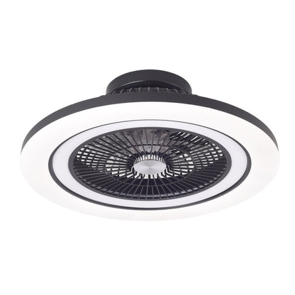 Ventilador Dc 50+7w Antartida Negro 5asp 58d 5400lm 3000-4500-6500k+rgb Remo+r.intensidad+memoria+temporizador