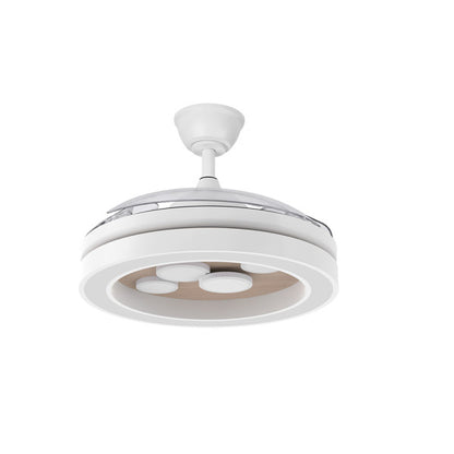 Ventilador Dc Cupido 55w Blanco/haya 3asp.107d 4960l 3000-4500-6500k Reg.intensidad+remoto+memoria+temporizador