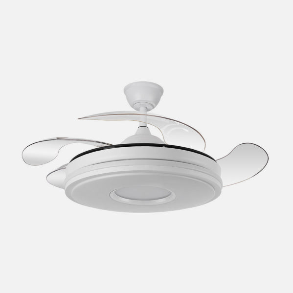 Ventilador Dc Dani 59w 6980lm Blanco 4aspas 6velocidades 106d 3000-4200-6500k Remoto+Reg.Intensidad+memoria+temporizador 24