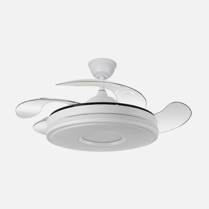 Ventilador Dc Dani 59w 6980lm Blanco 4aspas 6velocidades 106d 3000-4200-6500k Remoto+Reg.Intensidad+memoria+temporizador 24