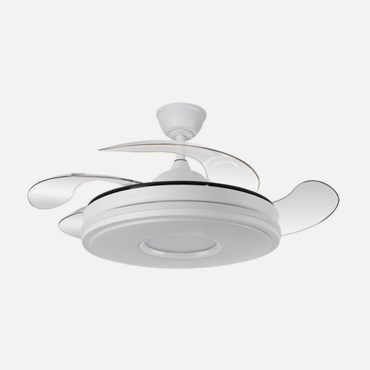 Ventilador Dc Dani 59w 6980lm Blanco 4aspas 6velocidades 106d 3000-4200-6500k Remoto+Reg.Intensidad+memoria+temporizador 24
