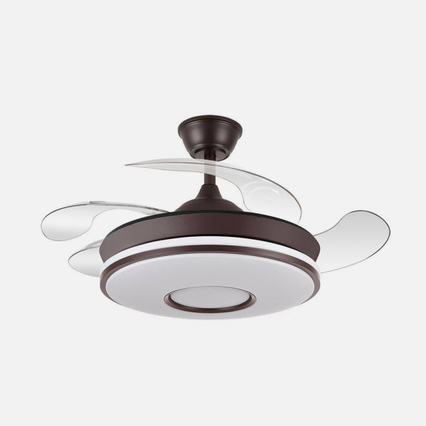 Ventilador Dc Dani Mini 59w Marron 4asp 91d 6980lm 3000-4000-6000k Reg.intensidad Remoto,memoria,temporizador