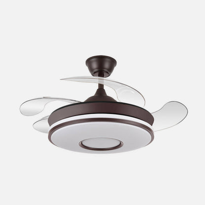 Ventilador Dc Dani Mini 59w Marron 4asp 91d 6980lm 3000-4000-6000k Reg.intensidad Remoto,memoria,temporizador