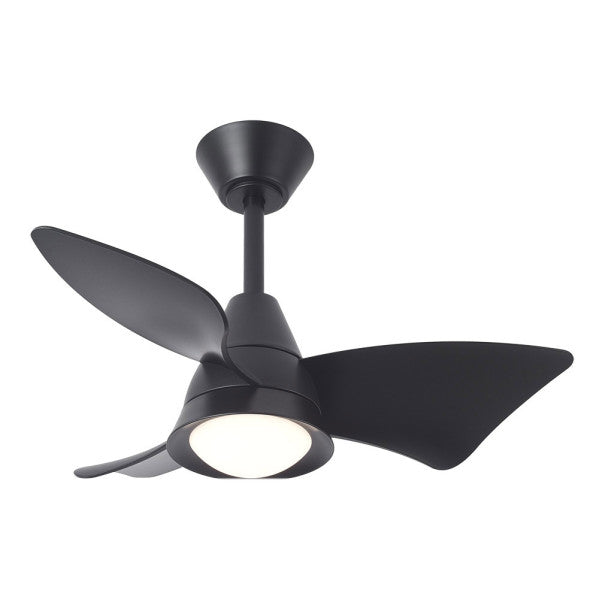 Ventilador Dc Jaguar 30w 3000lm Negro 96d 3aspas 6vel 3000-4500-6500k Remoto+reg.intensidad+memoria+temporizador