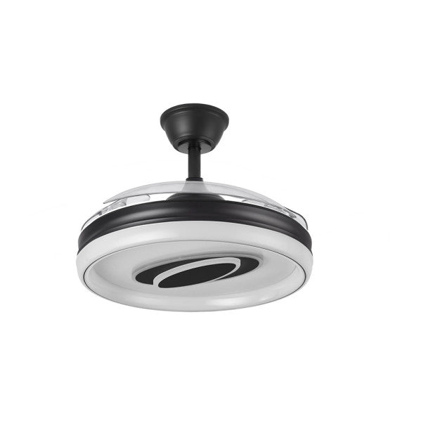Ventilador Dc Maracana 57w Negro 3asp.107d 5980lm 3000-4500-6500k Reg.intensidad+remoto+memoria+temporizador