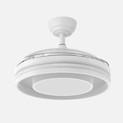 Ventilador Dc Pitufo 57w Blanco 3asp107d 3990lm Rgb  +3000-4500-6500k Reg.intensidad+remoto+memo+temporiz