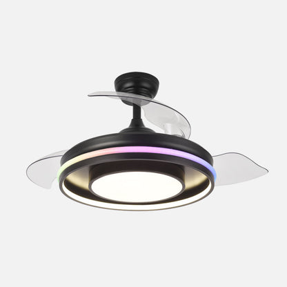 Ventilador Dc Pitufo 57w Nergro 3asp107d 3990lm Rgb +3000-4500-6500k Reg.intensidad+remoto+memo+temporiz