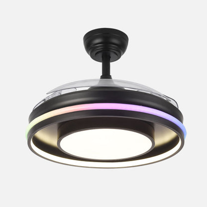 Ventilador Dc Pitufo 57w Nergro 3asp107d 3990lm Rgb +3000-4500-6500k Reg.intensidad+remoto+memo+temporiz