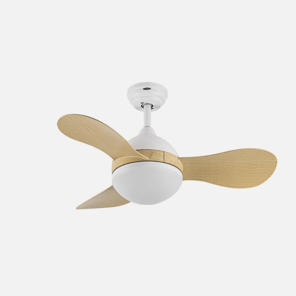 Ventilador Dc Solido 24w Blanco 3aspas Haya 91d 2640lm 3000-4000-6500k Remoto+memoria+temporizador