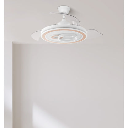 Ventilador Dc Sultan 68w Blanco/haya 3asp.107d 4960lm 3000-4500-6500k Reg.intensidad+remoto+memoria+temporizador