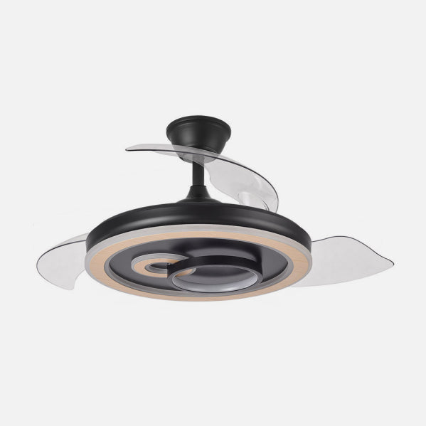 Ventilador Dc Sultan 68w Negro/madera 3asp.107d 4960lm 3000-4500-6500k Reg.intensidad+remoto+memoria+temporizador