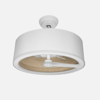 Ventilador Dc Tatiana 110w Blanco/mad.Clara 3 Aspas 62d 3000-4000-6000k 9350lm Remoto,memoria,temporizador