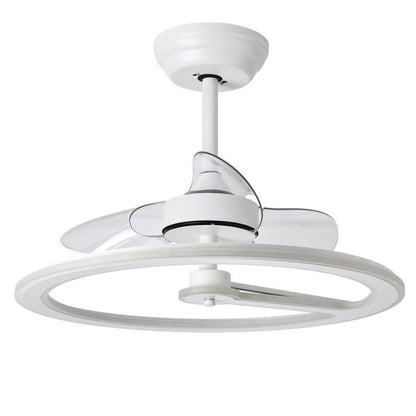 Ventilador Dc Tatiana 110w Blanco/mad.Gris 3 Aspas 62d 3000-4000-6000k 9350lm Remoto,memoria,temporizador
