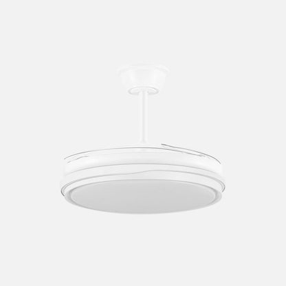 Ventilador Dc Tempano Blanco 59w 4aspas 106d 6980lm 6vel 3000k,4200k,6500k, Reg.intensidad+Remoto+temporizador+memoria 26