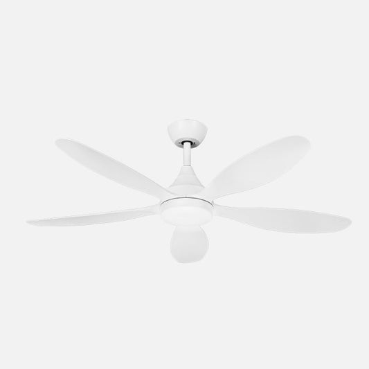 Ventilador Dc Tobarra 18w Blanco 5aspas 6vel.132d  2250lm 3000-4500-6500k Remoto+memoria+temporizador