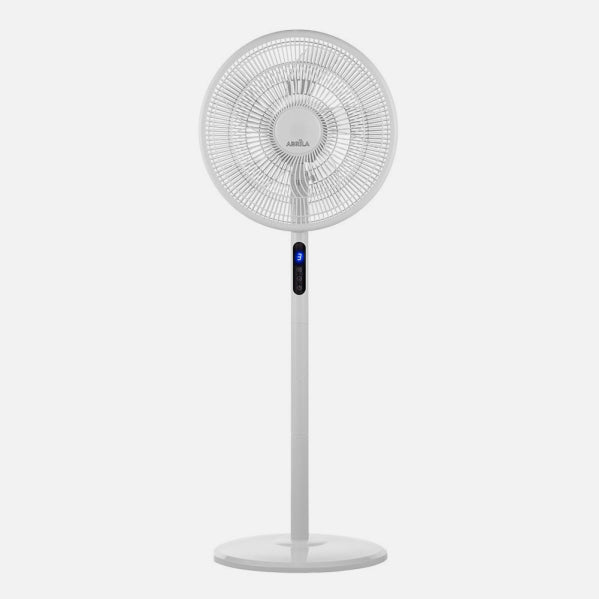 Ventilador De Pie Icono Blanc 3vel 45w  119x44x40 Cm Oscilante 5asp.c/ Remoto,temporizador