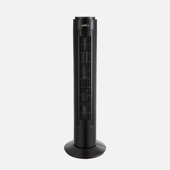 Ventilador De Torre Picaro Negro 3vel 50w C/remoto Temporizador,fijo Y Rotatorio 74x22x22cm