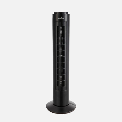 Ventilador De Torre Picaro Negro 3vel 50w C/remoto Temporizador,fijo Y Rotatorio 74x22x22cm