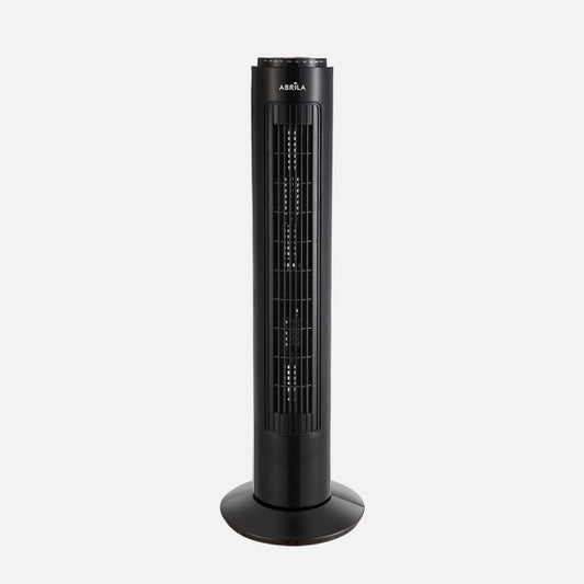 Ventilador De Torre Picaro Negro 3vel 50w C/remoto Temporizador,fijo Y Rotatorio 74x22x22cm