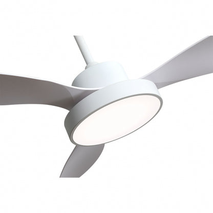 Ventilador Dc Hayate 48w 4080lm Blanco 3 Asp 33/48x120x120cm 3000-4000-6000k C/remoto, Memoria Y Temporizador