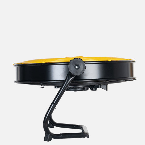 Ventilador Industrial Mapache 140w Negro/amarillo 3vel 3aspas orientable 180º 61x62x19,5cm