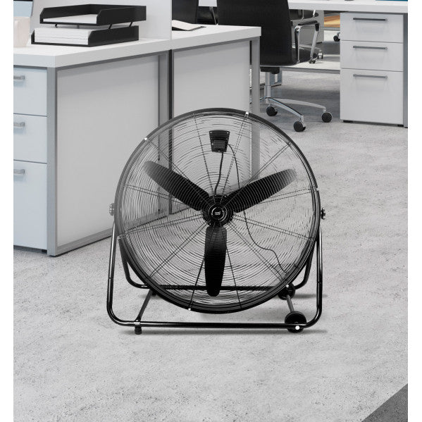 Ventilador Industrial Vendaval 360w Negro 87d  3 Velocidades 92,5x95x42 Cm Orientable