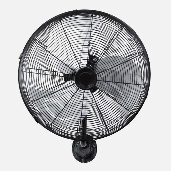 Ventilador Pared Arrecife 120w Negro/plata 55d  3 Velocidades Orientable Y Oscilante