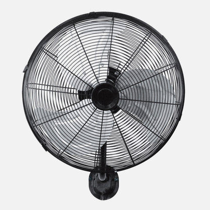 Ventilador Pared Arrecife 60w Negro/plata 40d  3 Velocidades Orientable Y Oscilante