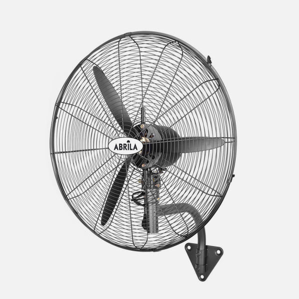 Ventilador Pared Indust.borrasca Negro 3velocidades 145w 3aspas Fijo Y Rotatorio 60x56x30cm