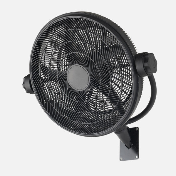 Ventilador Pie 3x1 Aifos Negro 3vel 90w 5aspas  Rotacion manual Suelo/pared/sobremesa Orientable Regx61x61cm