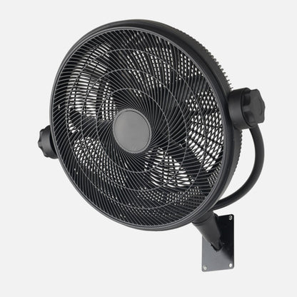 Ventilador Pie 3x1 Aifos Negro 3vel 90w 5aspas  Rotacion manual Suelo/pared/sobremesa Orientable Regx61x61cm