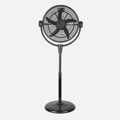 Ventilador Pie 3x1 Aifos Negro 3vel 90w 5aspas  Rotacion manual Suelo/pared/sobremesa Orientable Regx61x61cm