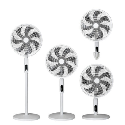 Ventilador Pie 3x1 Mixin Blanco 3vel 60w 7asp 45d  Fijo/rotatorio Suelo/pared/sobremesa Regx45x45cm