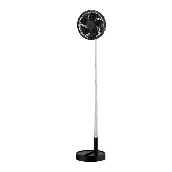 Ventilador DC Portatil Galan Negro 10w 3vel Bateria Regx20x20cm Plegable+remoto+temporizador