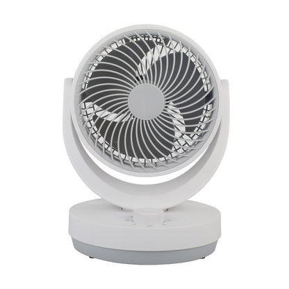 Ventilador Sobremesa Blanco/gris Lagos 3velocidades 35w 3aspas Orientable 29,8x22,6x20,6cm
