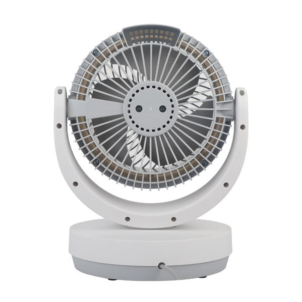 Ventilador Sobremesa Blanco/gris Lagos 3velocidades 35w 3aspas Orientable 29,8x22,6x20,6cm