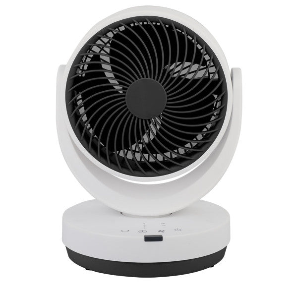 Ventilador Sobremesa Loira Blanco/negro 3velocidades 35w 3aspas C/remoto,temporiz.29,8x22,6x20,6cm
