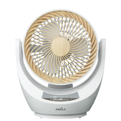 Ventilador Sobremesa Navia Blanco/haya 40w 4velocidades Orient Rotatorio,remoto,temporizadpr Y Display 34x28,7x23,5cm