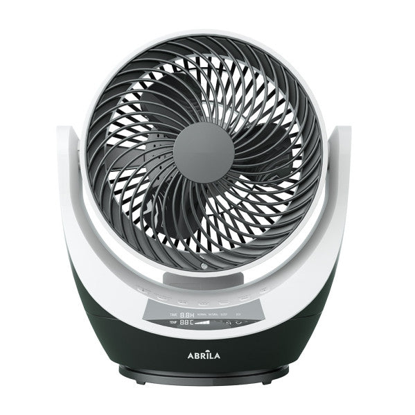 Ventilador Sobremesa Navia Negro/blanco 40w 4velocidades Orientable Rotatorio,remoto,temporizador Y Display