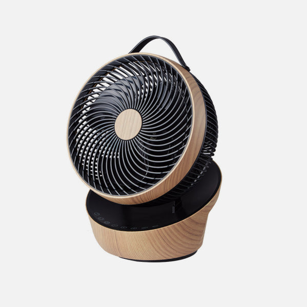 Ventilador Sobremesa Petirrojo Negro/haya 25w 12vel 3asp Motor Dc Remoto,temporizador 36,3x27,5x24,8cm