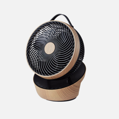 Ventilador Sobremesa Petirrojo Negro/haya 25w 12vel 3asp Motor Dc Remoto,temporizador 36,3x27,5x24,8cm