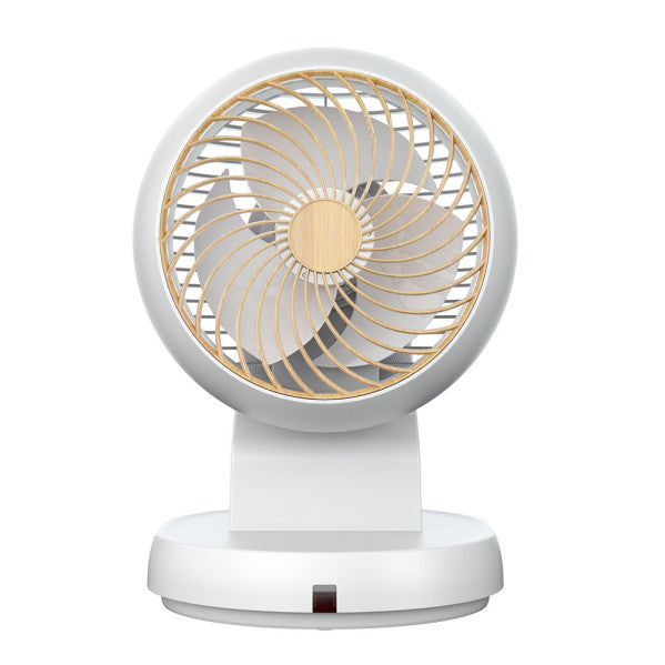 Ventilador Sobremesa Urbel Blanco/haya 30w 4vel 31,5x 21x24cm Oscilación 3d Remoto, Temporizador