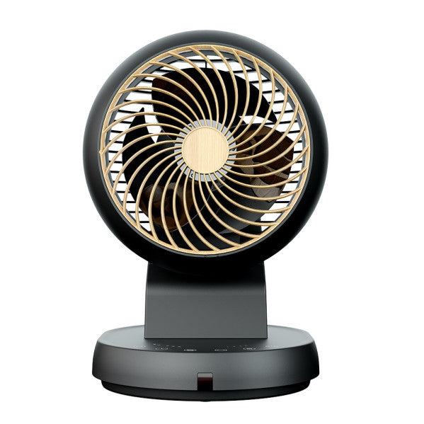 Ventilador Sobremesa Urbel Negro/haya 30w 4velocidades 31,5x 21x24cm Oscilacion 3d Remoto,temporizador
